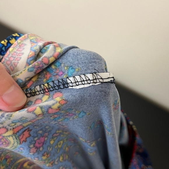 Karin Stevens Multi-Print Half Sleeve Dress - Picture 9 of 13